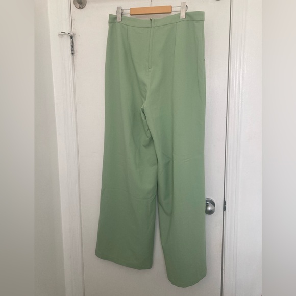 Voodoo Vixen Pastel Green Wide Legged Pants - Picture 3 of 4